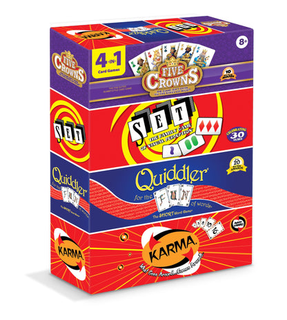 Five Crowns – Card Game for Kids and Adults, Travel and Family Game Night Favorite, The Game isn’t Over Until the Kings Go Wild, 5 Suited Rummy Style Card Game, 1-7 Players, Ages 8+