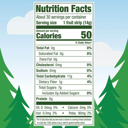 Black Forest, Stretch Island, Fruit Strips, Cherry, Apple, Raspberry, Grape, Strawberry, and Apricot, Zero Grams Added Sugar Non-GMO, 48 ct