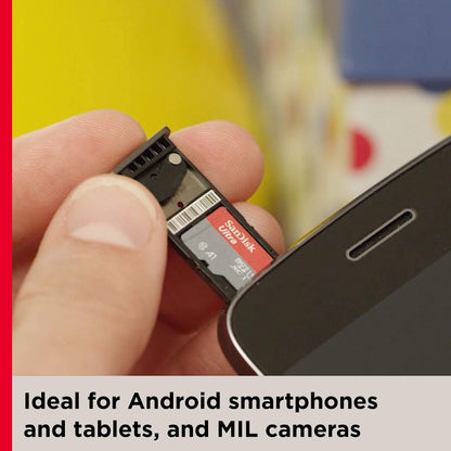 SANDISK 256GB Ultra microSD Card + Adapter, Up to 150MB/s Read Speeds