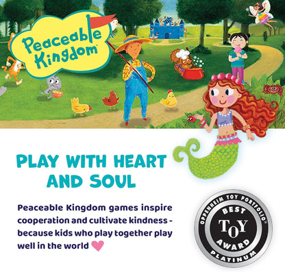 Peaceable Kingdom Mermaid Island Award Winning Cooperative Board Game for 2 to 6 Kids Ages 5+