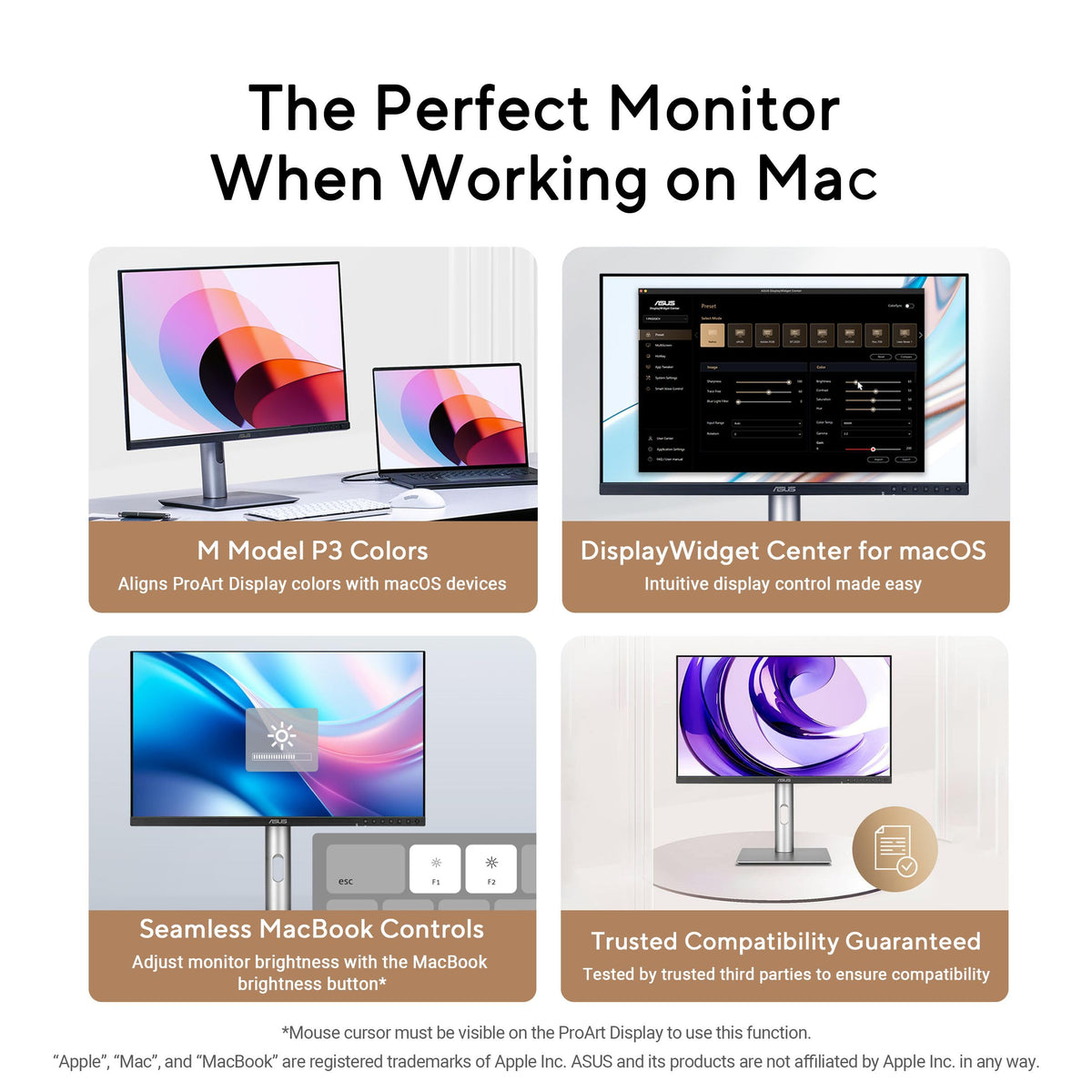 ASUS ProArt Display PA278QV 27” WQHD (2560 x 1440) Monitor, 100% sRGB/Rec. 709 ΔE < 2, IPS, DisplayPort HDMI DVI-D Mini DP, Calman Verified, Eye Care, Anti-Glare, Tilt Pivot Swivel Height Adjustable