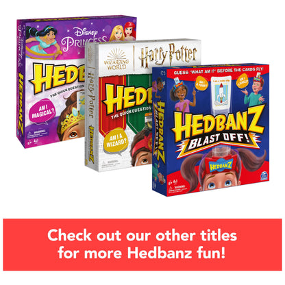 Hedbanz, Quick Question Picture Guessing Family Game for Game Night Headbands Board Game, for Adults and Kids Ages 7 and Up (Edition May Vary)