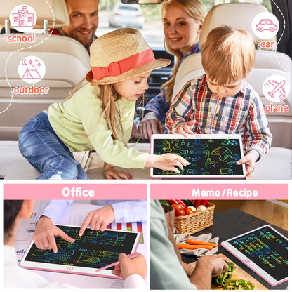 Hockvill LCD Writing Tablet for Kids 8.8 Inch, Toys for Girls Boys Drawing Pad for 3 4 5 6 7 Year Old Kids Toys, Children Christmas Birthday Gift for Kids Toddler Doodle Board Travel Essentials