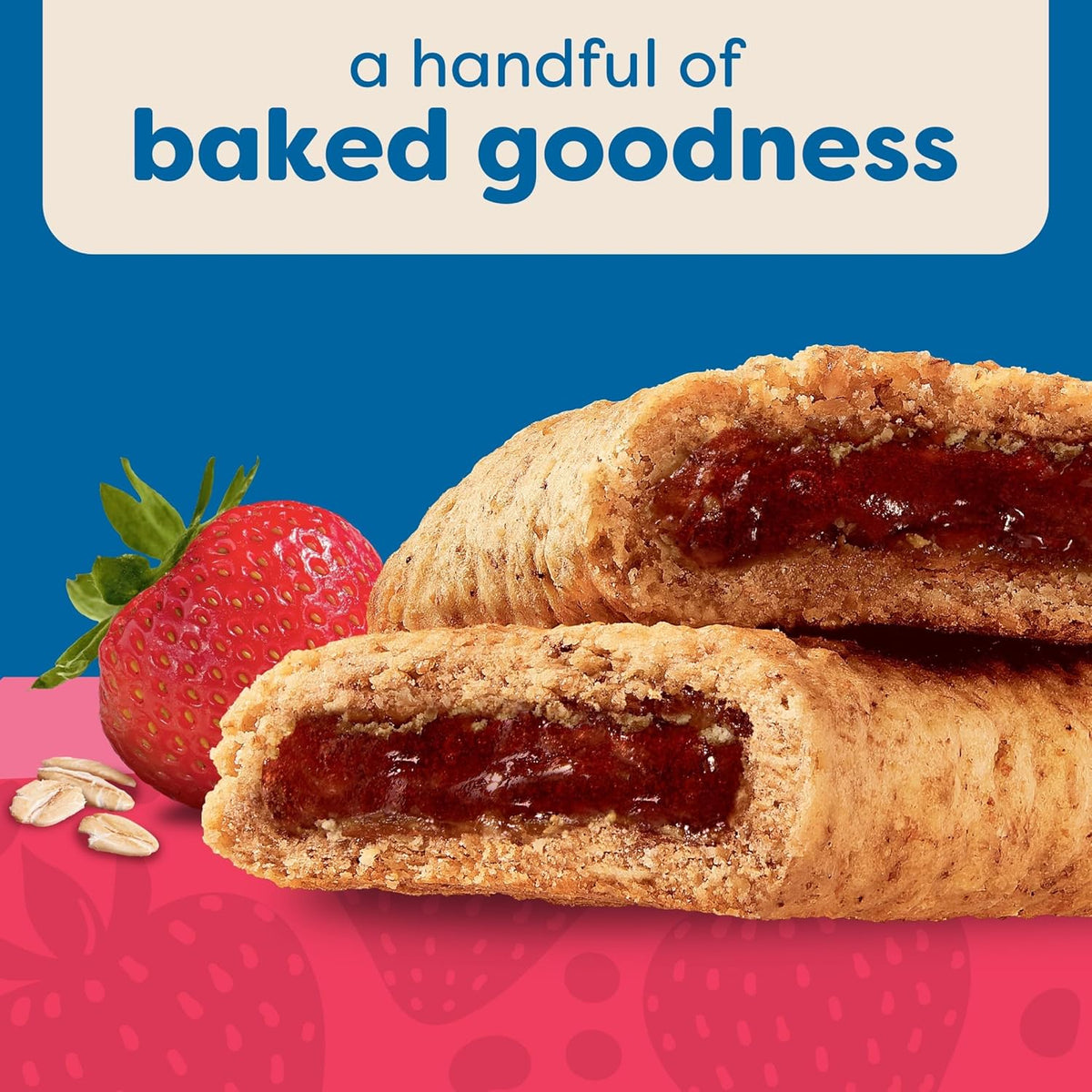 Nutri-Grain Soft Baked Breakfast Bars, Made with Whole Grains, Kids Snacks, Strawberry (6 Boxes, 48 Count)