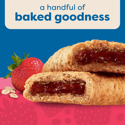 Nutri-Grain Soft Baked Breakfast Bars, Made with Whole Grains, Kids Snacks, Strawberry (6 Boxes, 48 Count)