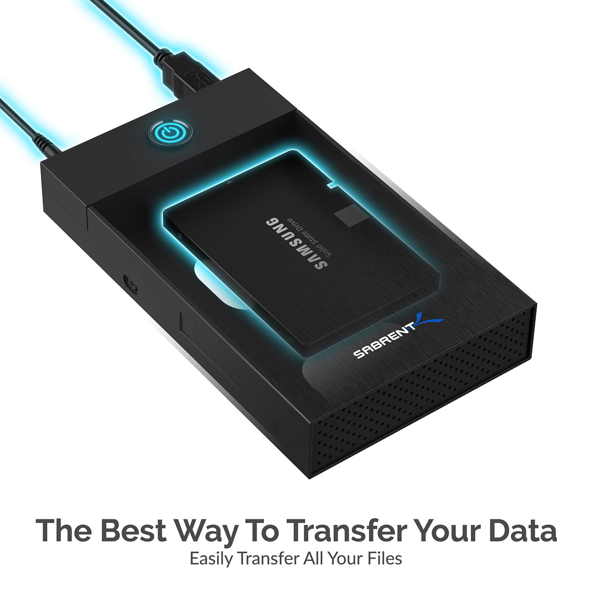SABRENT USB 3.0 to SATA Hard Drive Docking Station, 2.5/3.5in (EC-DFLT)