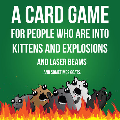 Exploding Kittens Original Edition - 2-5 Players - Ages 7+ - 15 Minutes to Play - High Stakes Card Game - Party Game, Family Game Night, Kid and Adult Card Game
