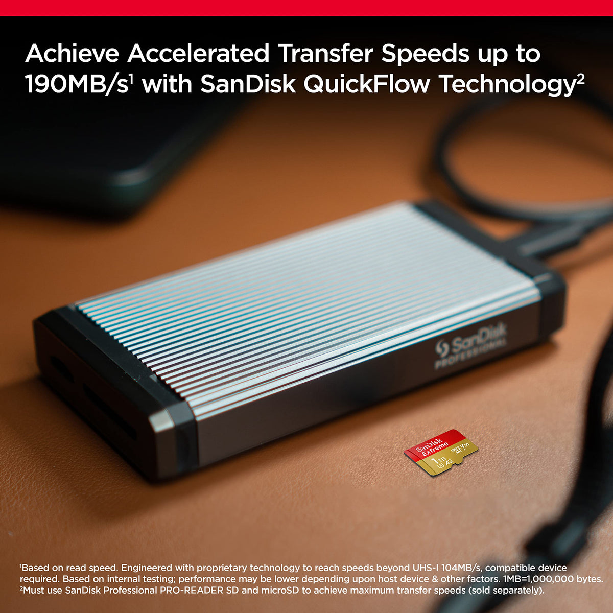 SANDISK 256GB Extreme microSD Card + Adapter, Up to 190MB/s Read Speeds