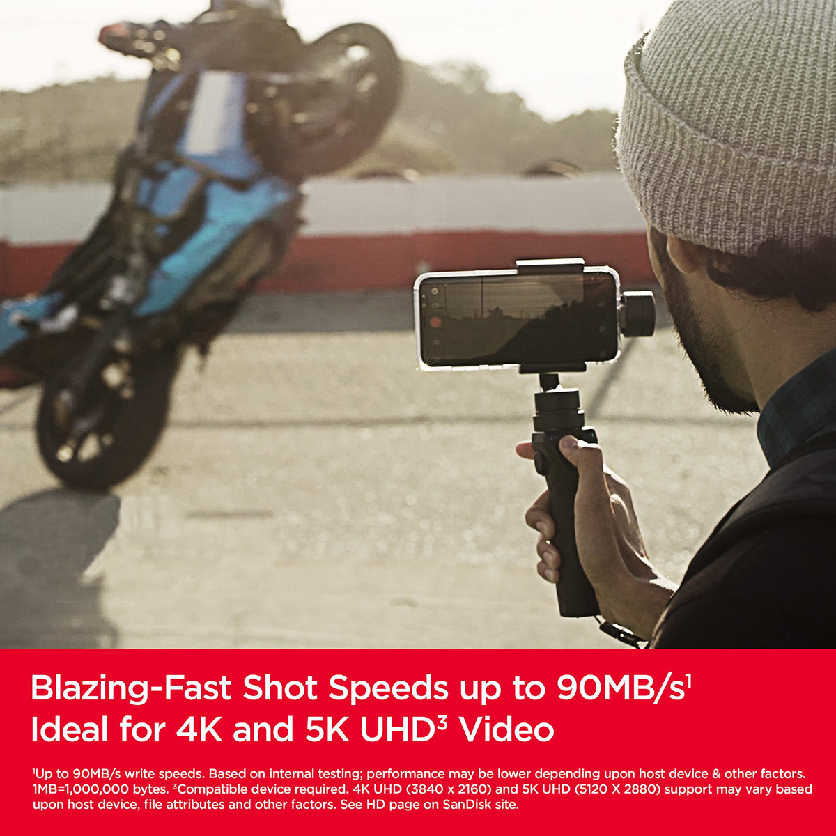 SANDISK 256GB Extreme microSD Card + Adapter, Up to 190MB/s Read Speeds