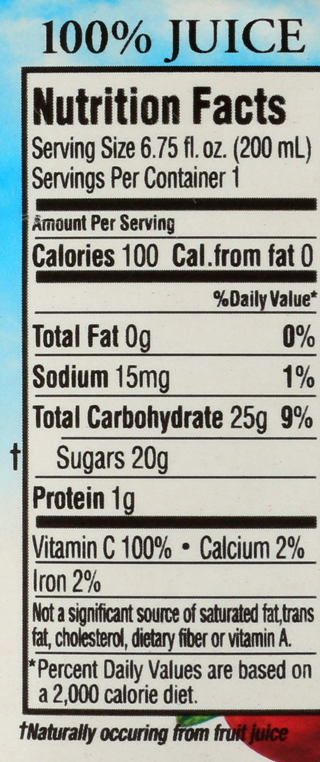 Apple & Eve 100% Juice Variety Pack, 6.75 Fl Oz, Pack of 32