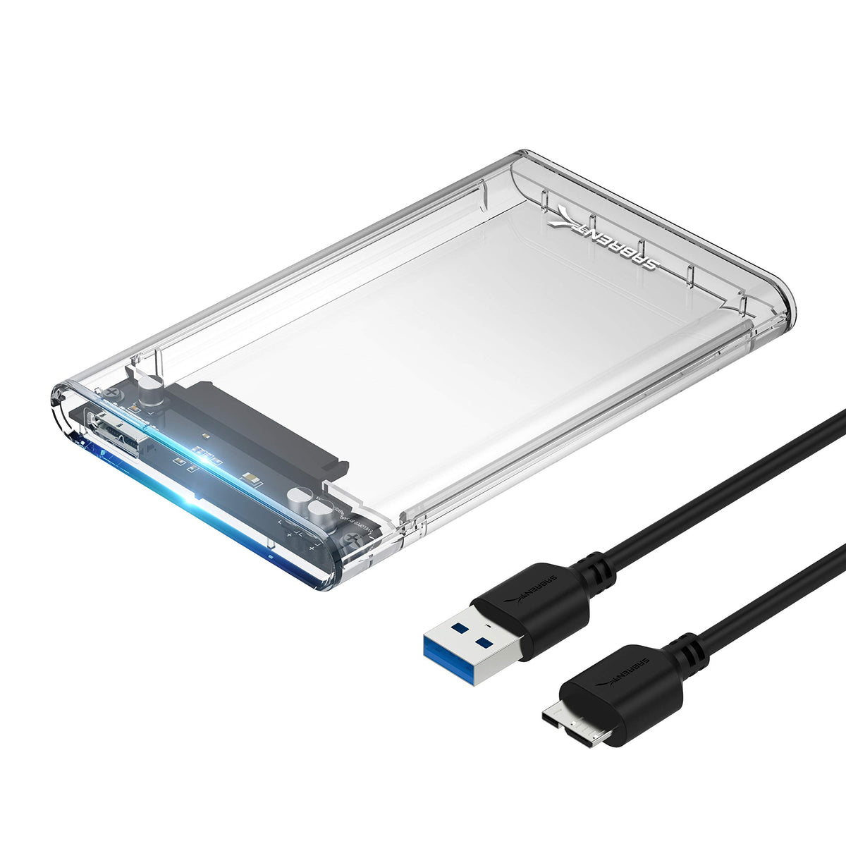SABRENT 2.5in SATA to USB 3.0 Tool-Free SSD/HDD Enclosure (EC-UASP)