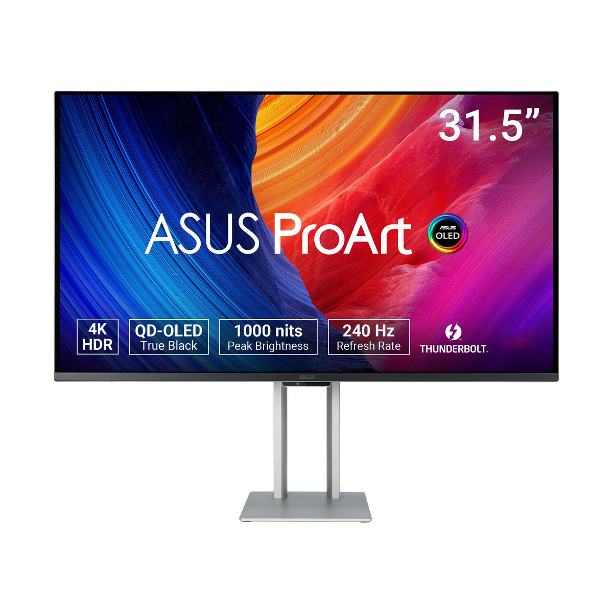 ASUS ProArt Display PA278QV 27” WQHD (2560 x 1440) Monitor, 100% sRGB/Rec. 709 ΔE < 2, IPS, DisplayPort HDMI DVI-D Mini DP, Calman Verified, Eye Care, Anti-Glare, Tilt Pivot Swivel Height Adjustable