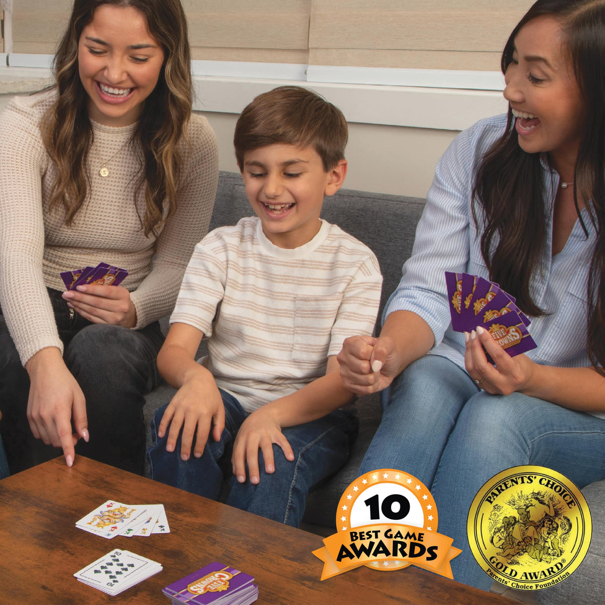 Five Crowns – Card Game for Kids and Adults, Travel and Family Game Night Favorite, The Game isn’t Over Until the Kings Go Wild, 5 Suited Rummy Style Card Game, 1-7 Players, Ages 8+