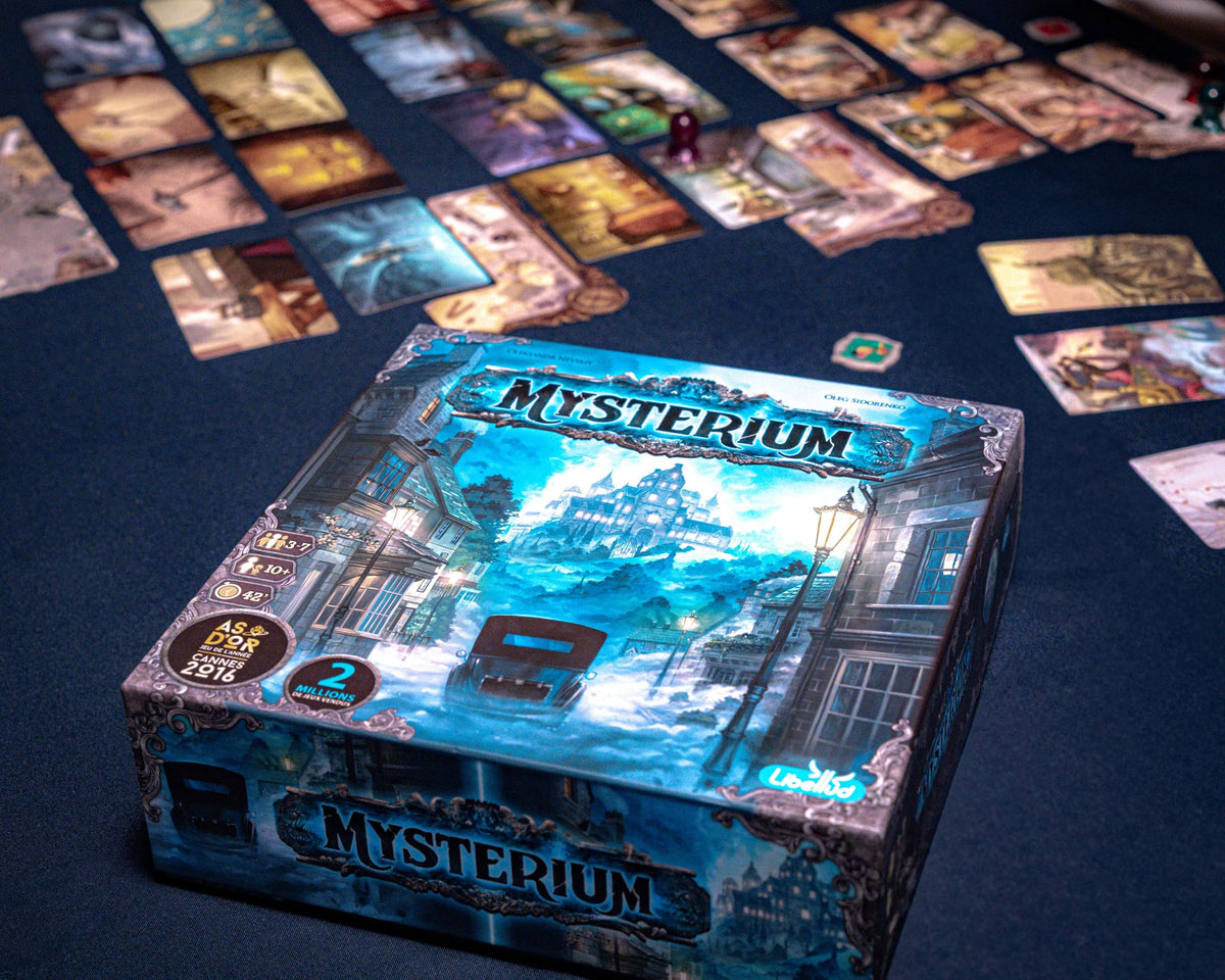 Asmodee Mysterium Board Game - Enigmatic Cooperative Mystery Game with Ghostly Intrigue, Family Fun for Kids & Adults, Ages 10+, 2-7 Players, 42 Minute Playtime