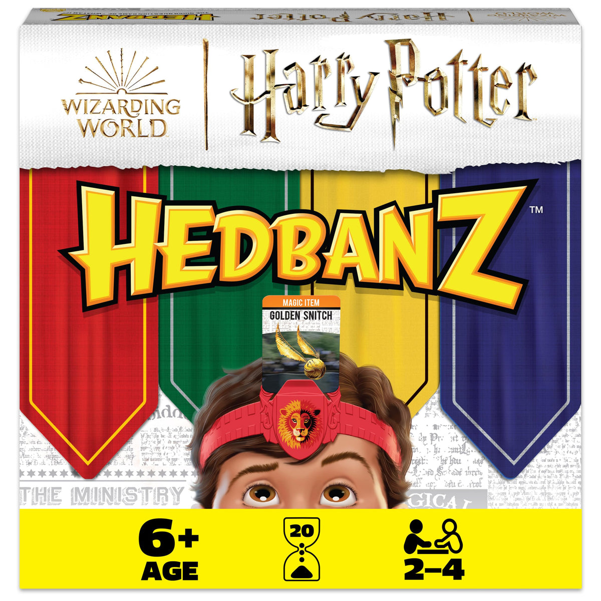 Hedbanz, Quick Question Picture Guessing Family Game for Game Night Headbands Board Game, for Adults and Kids Ages 7 and Up (Edition May Vary)