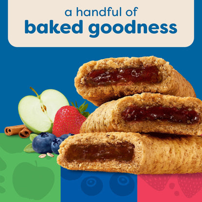 Nutri-Grain Soft Baked Breakfast Bars, Kids Snacks, Whole Grain, Variety Pack (4 Boxes, 32 Bars)