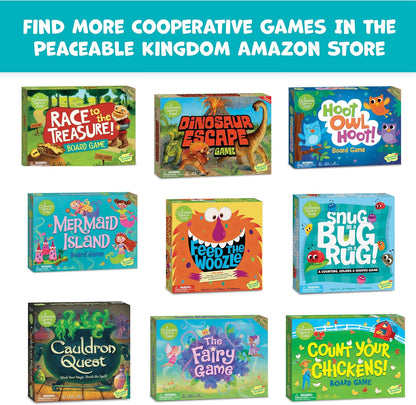 Peaceable Kingdom Mermaid Island Award Winning Cooperative Board Game for 2 to 6 Kids Ages 5+